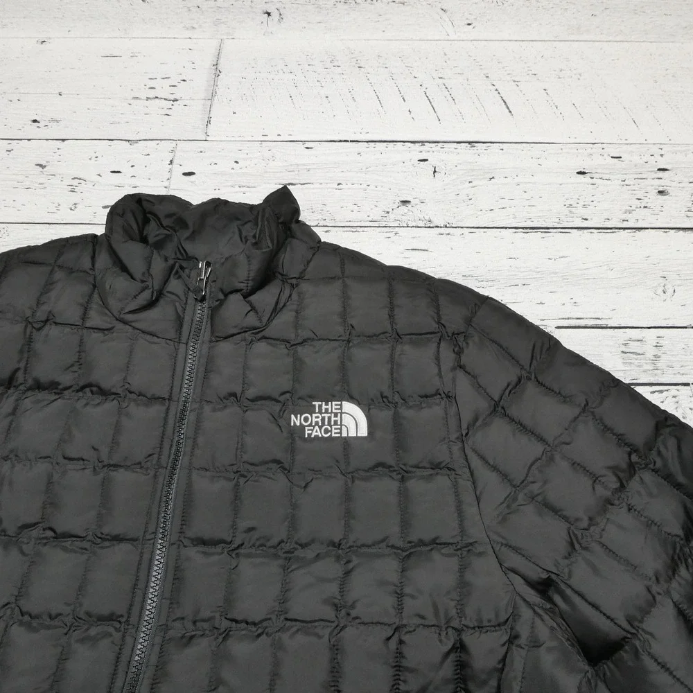 The North Face ThermoBall Eco Jacket Mens Large Black Full Zip Puffer NWT NEW